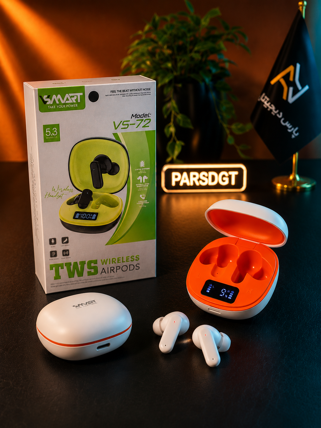 ایرپاد VSMART VS-72 | هدفون بیسیم بلوتوث 5.3 با کیفیت مکالمه عالی - تصویر 5