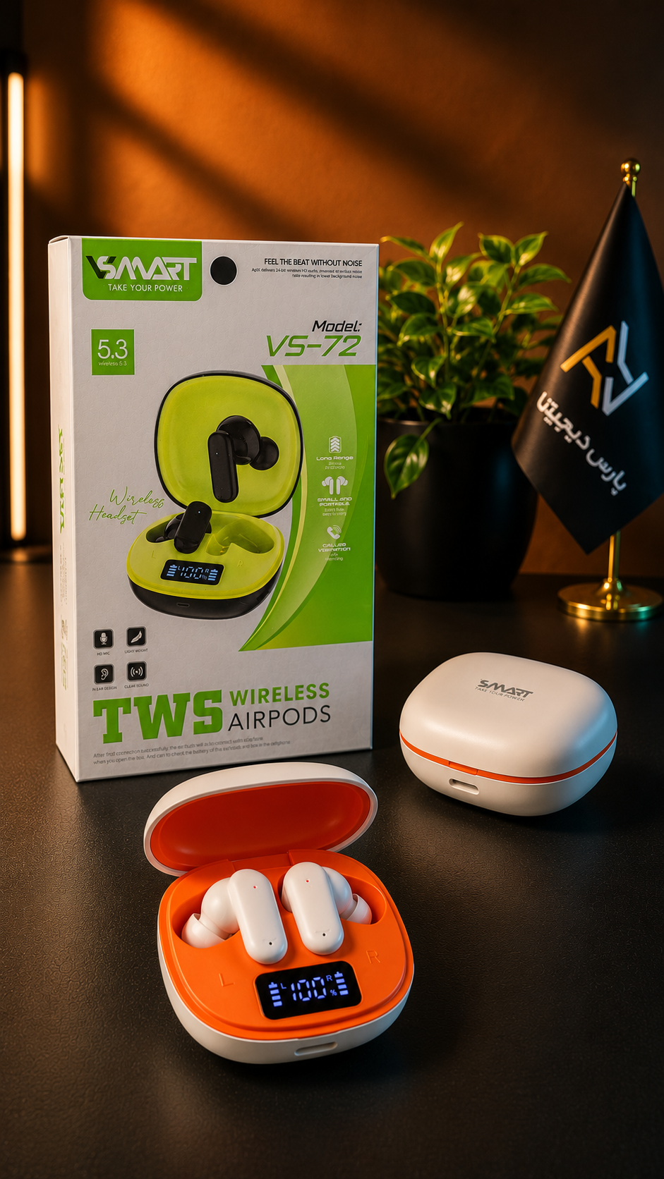 ایرپاد VSMART VS-72 | هدفون بیسیم بلوتوث 5.3 با کیفیت مکالمه عالی - تصویر 7