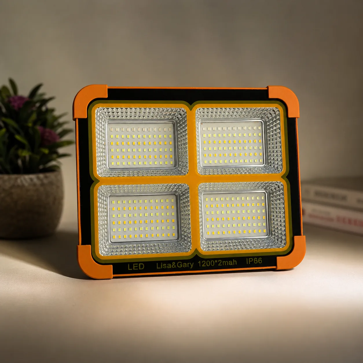 پروژکتور خورشیدی شارژی مدل 10000W با پاوربانک، مگنت و شارژ Type-C - تصویر 6
