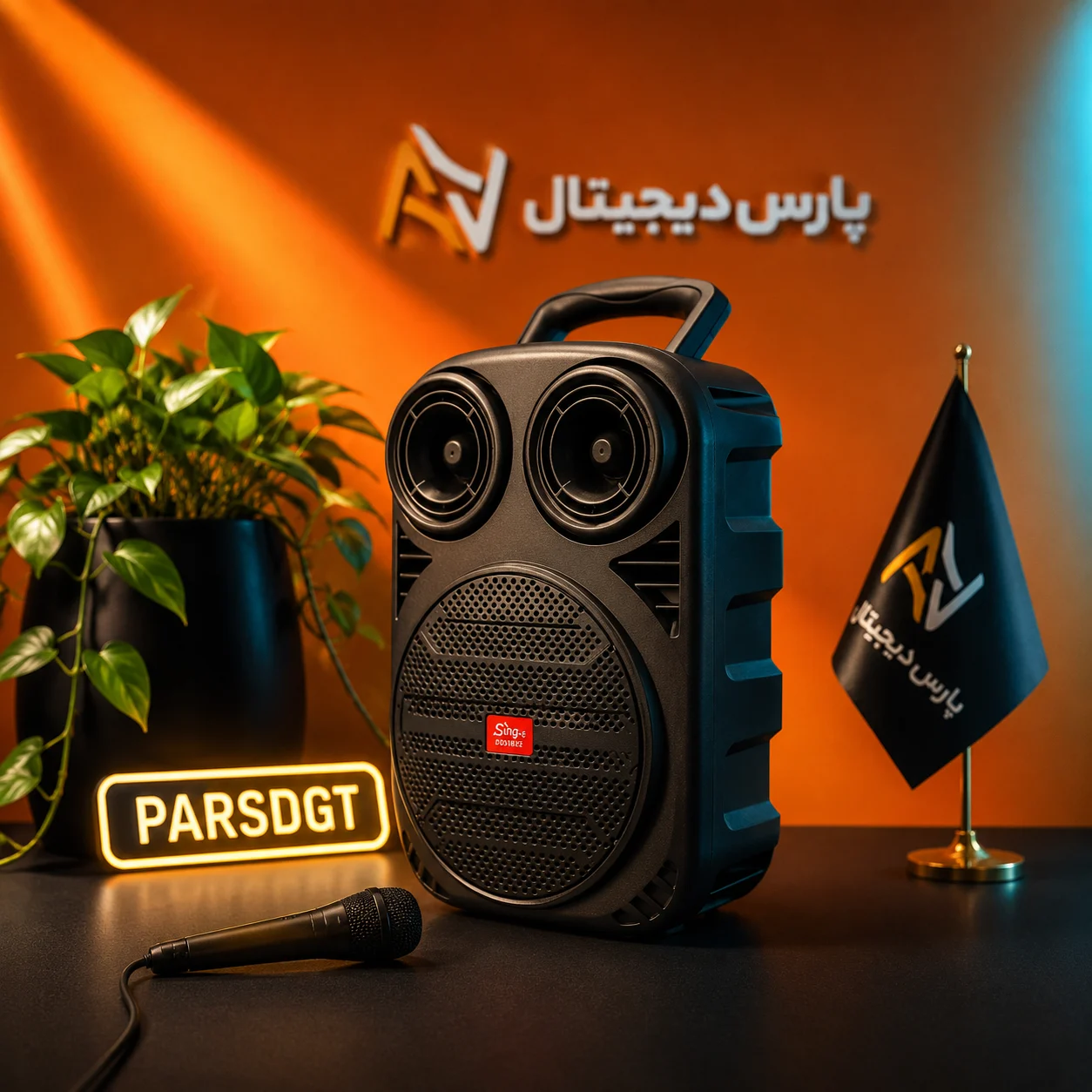 اسپیکر بلوتوثی قابل حمل Sing-e ZQS6162 مدل 6.5 اینچی - تصویر 4