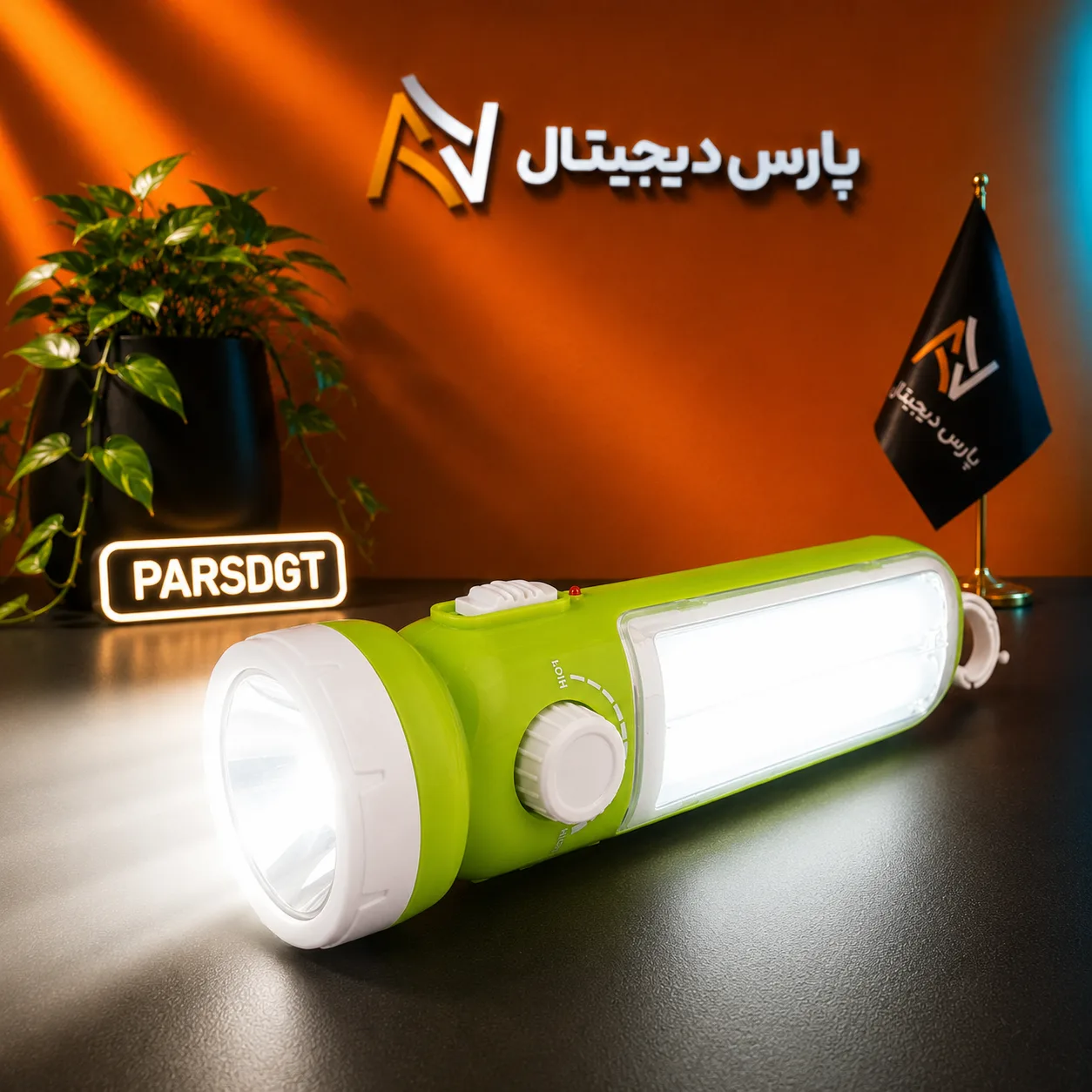 چراغ قوه شارژی و چراغ اضطراری ویداسی مدل WEIDASI WD-307 - تصویر 4