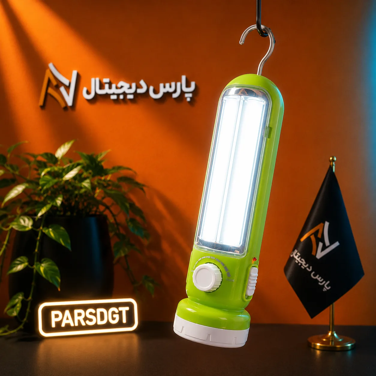 چراغ قوه شارژی و چراغ اضطراری ویداسی مدل WEIDASI WD-307 - تصویر 5