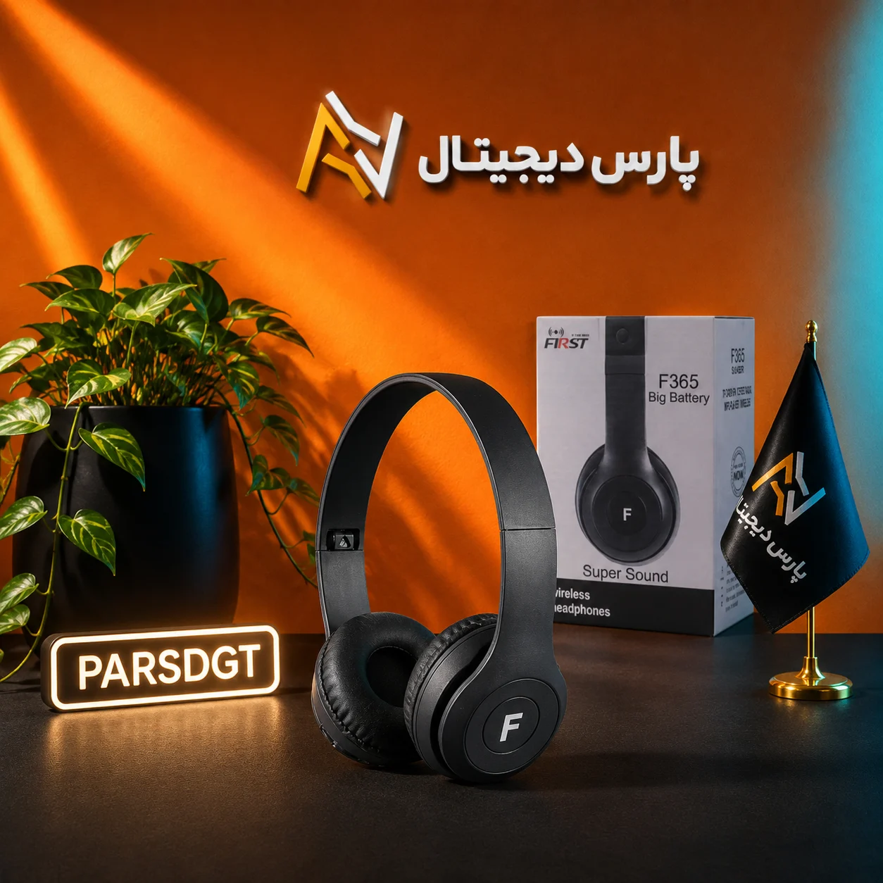 هدفون بیسیم F365 با بلوتوث 5.0، رادیو FM و پشتیبانی از کارت حافظه - تصویر 5
